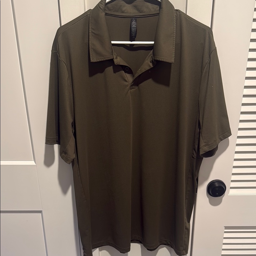 Zella Men's Olive Polo Shirt